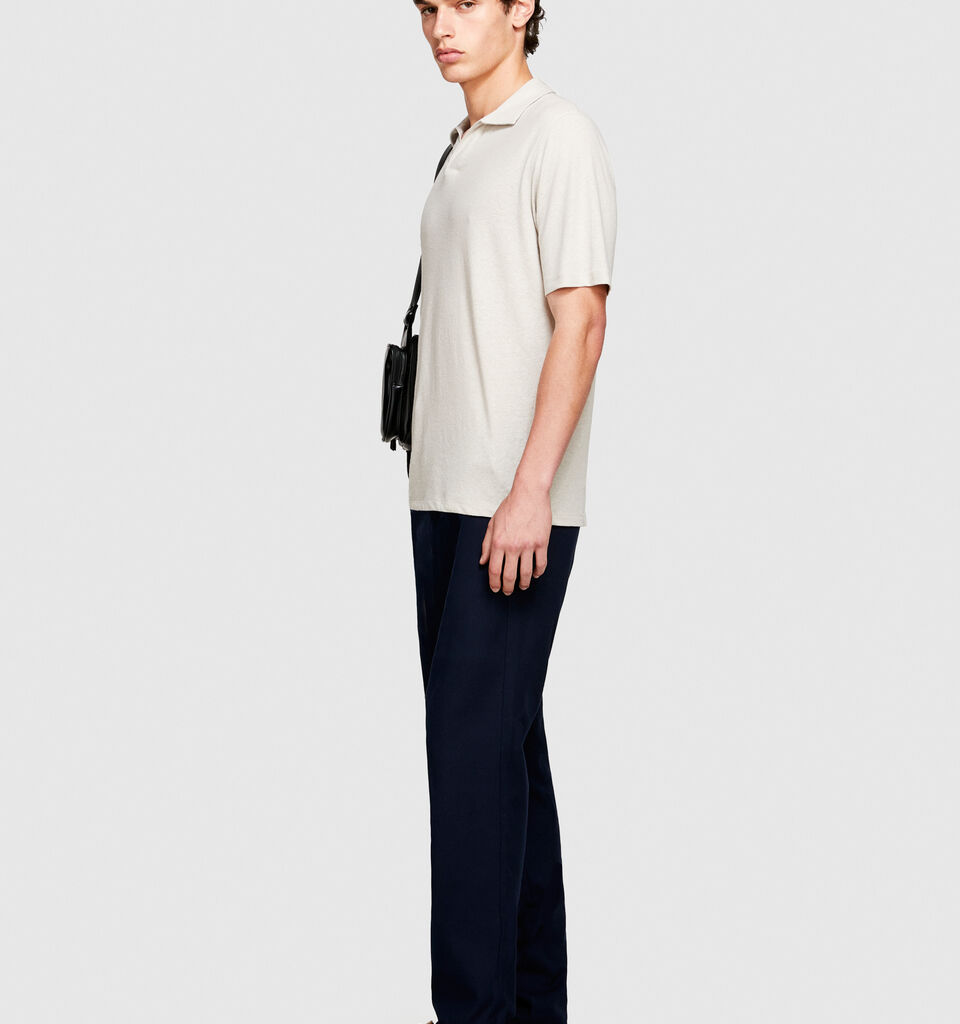 Regular fit polo - men's polos - Beige | Sisley image number 2